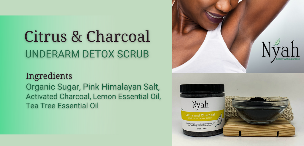 The Underarm Detox: Citrus and Charcoal Scrub