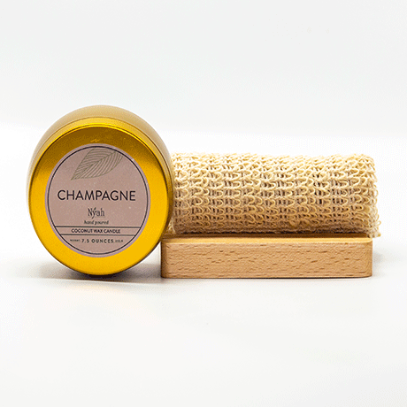 Champagne Coconut Wax Candle