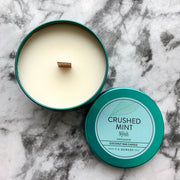 Crushed Mint Coconut Wax Candle