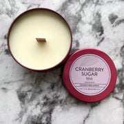 Cranberry Sugar Coconut Wax Candle